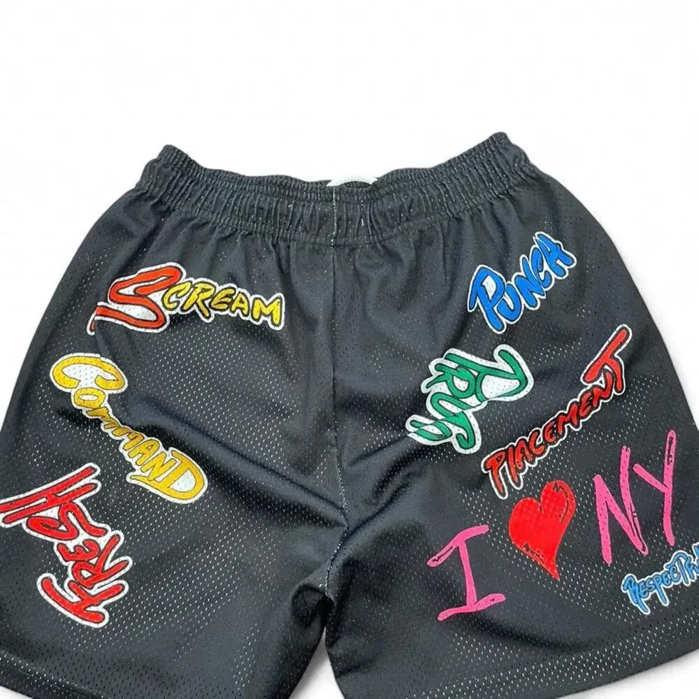 Eric emanuel black shorts size